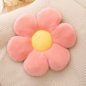 Almohada de Felpa con Forma de Flor, Cojín Suave de <span class=keywords><strong>Pana</strong></span> con Diseño de Margarita para Sofá, Cama y Decoración del Hogar - Product Image 1