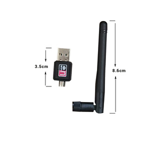 Adaptateur WiFi IFA01 LC 150 Mbps USB2.0 RT5370 avec antenne 2dBi, compatible IEEE 802.11b/g/n, cartes réseau - Product Image 2