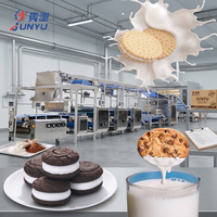 Industriële machine voor het vormen van boterkoekjes, chocolade sandwichkoekjes, dierenkoekjes en ovenlijn voor het maken van tunnelkoekjes