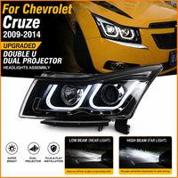 Phare de voiture pour Chevrolet Cruze 2009-2014, ensemble de phares LED automatiques, lentille bifocale, lampe avant, accessoires d'outillage en promotion