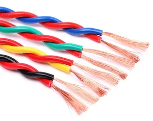 Electrical Supplies 1.5mm 2.5mm 4mm 6mm Flexible Cable Copper Core PVC insulated wire Sheathed Electrical Wire House Wiring