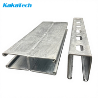 Profilé Unistrut en U double canal à fentes, galvanisé or, 41x21 41x41, du fabricant