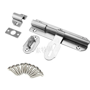Sotgu Heavy Duty Door Bolt Stainless Steel 4 6 8 Inch Lockable Anti Theft Door <b>Window</b> Hardware - Product Image 2