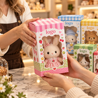 Emballage en gros pour boîtes mystères avec fenêtre transparente et impression couleur pour les commandes de distribution de jouets à grande échelle