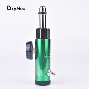Ajustable portátil 0-15L Click Style regulador de oxígeno G5/8 CGA540 Conexión de lengüeta regulador de oxígeno médico - Product Image 3