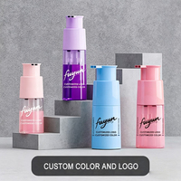 Bouteille PET à double tube 2-en-1 de 250-500 ml, couleur personnalisée, vide, pour teinture capillaire et shampoing, pour emballage cosmétique