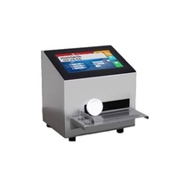 Machine de codage statique thermique automatique de bureau, petite, haute précision, pour codes QR, codes-barres, dates de production sur boîtes en plastique