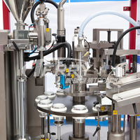 Machine de remplissage et de scellage de tubes entièrement automatique CE GMP, 60 BPM, haute vitesse, pour dentifrice, shampoing, crème solaire, crème pour les mains, remplisseur de tubes souples