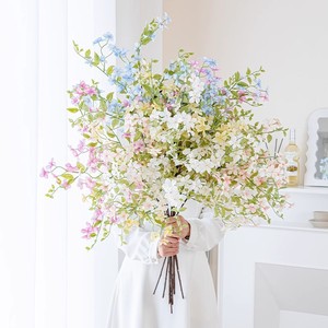Bouquet artificiel Murraya Paniculata sur le thème de la forêt, arrangement de fleurs en soie mélangées pour la décoration de la maison, les mariages et les accessoires photo - Product Image 1