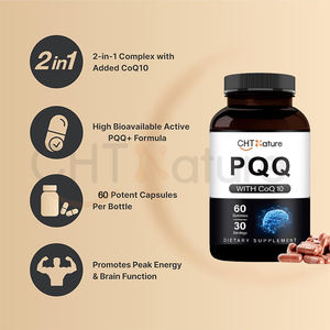 CHTNature自社ブランド健康サプリメントピロロキノリンキノンPQQ CoQ10カプセル - Product Image 3