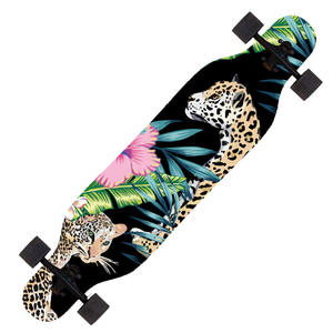 Skateboard Long pour enfants, planche à roulettes plates, personnalisable, surf pour adultes, prix d'usine - Product Image 2