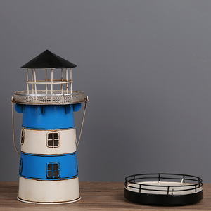 Tirelire Vintage en Forme de Phare, Style Méditerranéen, Ornement Décoratif Minimaliste pour <span class=keywords><strong>la</strong></span> Maison, Artisanat Décoratif pour Bar et Restaurant - Product Image 3