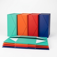 Boîte cadeau magnétique de luxe personnalisée avec laminage mat, carton rigide écologique