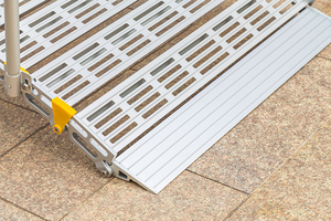 Hợp kim nhôm tải và dỡ tải di động xe lăn đoạn đường nối 16 feet con chó đoạn đường nối cho xe gấp di động vật nuôi đoạn đường nối - Product Image 5