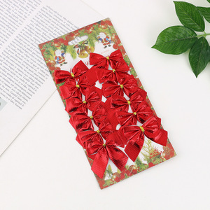 Cheap 2025 Artificial Fabric <b>Christmas</b> <b>Tree</b> Felt Bows Decorative Accessories Home Wall Door Xmas Decor <b>Mini</b> <b>Christmas</b> Bows - Product Image 3