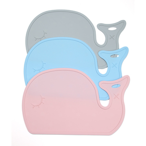 Imagen de dibujos animados de <span class=keywords><strong>ballena</strong></span> de silicona mantel comedor placa estera de silicona bebé estera - Product Image 1