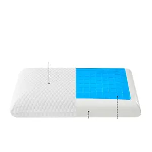 High Quality Microfiber Orthopedic Pillow Gel Memory Foam Pillows On Sale Hot