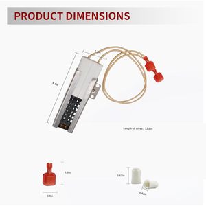 PB040001 GEI Allumeur de surface chaude, pièce de cuisinière électrique, connecteur 3 fils pour remplacement de brûleur de four à gaz - Product Image 2