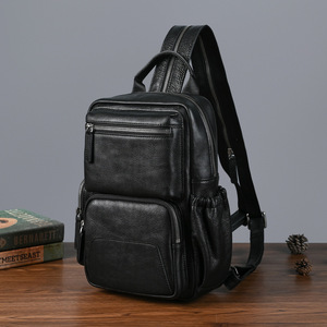 Zaino da Viaggio Casual da <span class=keywords><strong>Uomo</strong></span> <span class=keywords><strong>in</strong></span> <span class=keywords><strong>Pelle</strong></span> Bovina Crema Conciata al Vegetale, Stile Retrò e Artigianale - Product Image 6
