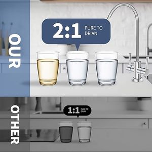 Système d'osmose inverse sous évier système de filtre à eau ro armoire purificateur d'eau ro purificateur d'eau led tableau de commande - Product Image 3