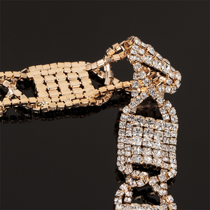 ESTILO ÚNICO DE ORO mujer diamante tenis pulsera para mujer - Product Image 5