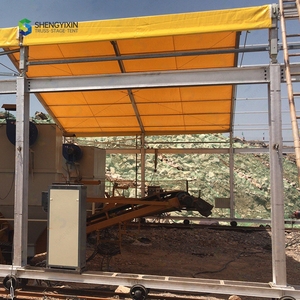 Cantera de mina a prueba de viento para exteriores, tienda de descanso impermeable, cubierta de PVC de alta calidad, estructura de aluminio - Product Image 1
