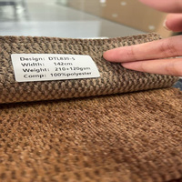 Tissu de canapé en velours tricoté chaîne 100 % polyester, 330 GSM, style luxe, ignifuge, occultant et respirant, pour filles - Vente en gros