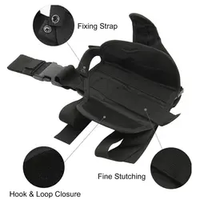 Équipement tactique de haute qualité, holster de cuisse réglable pour pistolets, pour gaucher, porte-arme à jambe tombante