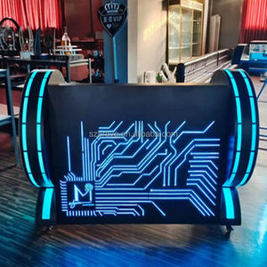 Mesa de DJ con Luces LED Recargables para Eventos de Bar y Club, Fabricada en Acrílico, para Discoteca, Portátil, con Luces LED - Product Image 2