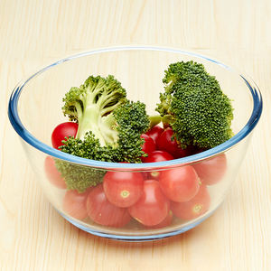 Nuevo Tazón de Vidrio para Ensalada, Tazón de Vidrio Resistente al Calor para Microondas - Product Image 4