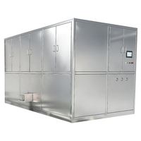 Machine à glace en cubes comestibles automatique personnalisée de 5 tonnes et 10 tonnes, en acier inoxydable, longue durée de vie