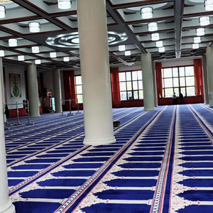 Thảm Axminster cao cấp 80% len 20% nylon dành cho khu vực công cộng, thảm Axminster sang trọng, thảm nhà thờ Hồi giáo và thảm Masjid - Product Image 5