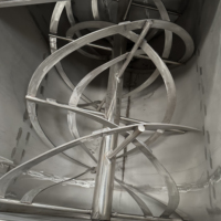 Mélangeur à ruban horizontal en acier inoxydable 200L pour l'industrie de la bioénergie et les produits chimiques