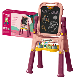 Cavalletto magnetico a doppia faccia per piedi lunghi bambini bambini cancellano tavolo da <span class=keywords><strong>disegno</strong></span> Double Side Kids Drawing Toys - Product Image 4