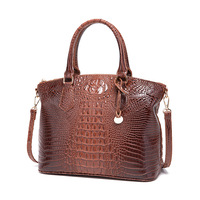 Sacs à main vintage pour femmes Sac à bandoulière en cuir PU de haute qualité Poignée supérieure Sac à main Crocodile Design unique Sacs à main de luxe pour femmes