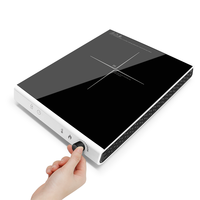 Cuisinière à induction ultra-mince 2000w à commande par bouton et tactile, prix bas, cuisinière électrique/plaque de cuisson à induction électrique