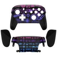 Modèle eXtremeRate personnalisé coque avant arrière poignée couverture coque de remplacement complète étuis de contrôleur pour Nintendo Switch Pro