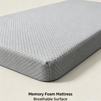 Matelas en mousse à mémoire de forme pour lit de camion, idéal pour kits intérieurs de semi-remorques et camping-cars – Modèle personnalisable en PC, populaire et respirant