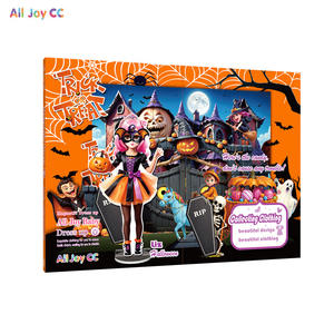 Ensemble de jouets en papier magnétique 3D silencieux All Joy CC Halloween pour enfants avec des fonctions qui brillent dans le noir - Product Image 3