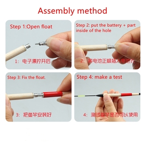 Недорогие разумные цены, портативные Рыболовные Поплавки <span class=keywords><strong>cr425</strong></span> с 3 в контактами, батарея для рыбы, поплавок со светодиодной подсветкой, буй для ночной рыбалки - Product Image 4