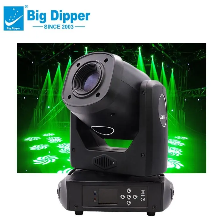 Big Dipper 100W Dj Spot Gobo Fase Licht Voor Party Bruiloft Disco Prestaties Bar Event Dance