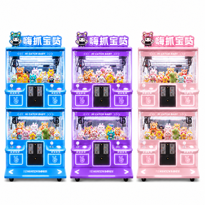 Four Player <b>Claw</b> <b>Machine</b> Arcade <b>Game</b> With Plush Toys Coin Operated Prize Grabber for Amusement Park - Product Image 2