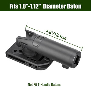 Portabagagli per manganelli da 1.0 a 1.12 pollici di diametro, fondine espandibili per cintura - Product Image 6