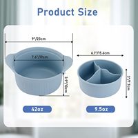 Cuiseur vapeur en silicone à 3 compartiments pour micro-ondes avec gants de four, cuiseur vapeur alimentaire en silicone pour micro-ondes avec panier vapeur pour la cuisson des légumes
