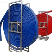 Tuyau minier plat en polyuréthane TPU de 12 pouces, 100 m, flexible, durable, haute pression, norme ISO, -40°C à 80°C, pour drainage diesel