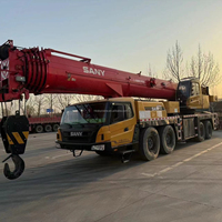 Grue sur camion Sany 80 tonnes d'occasion en promotion, homologuée EPA, modèle STC800T5, moteur Weichai, pompe Liyuan, boîte de vitesses, hauteur de levage 60m, modèle 2023