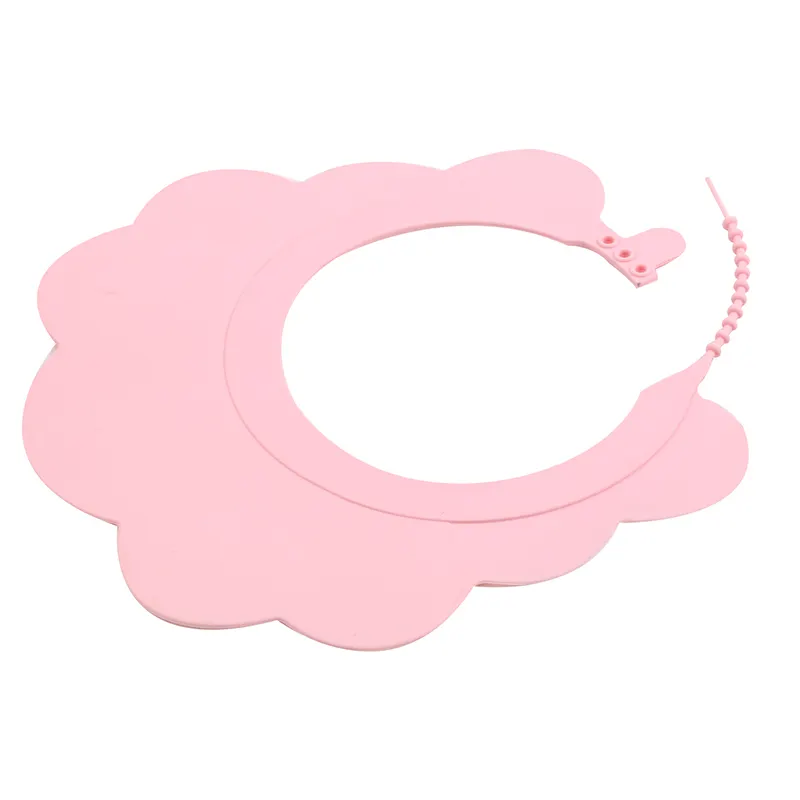 Adjustable Soft Silicone Bath Cap Safe Shower Visor Hat for Toddler Baby Kids Children Protective Bathing Accessory