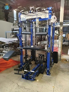 Máquina Funcional Integrada de Acero Inoxidable para Power Rack - Lat Pulldown, Remo Bajo, Smith Cable <span class=keywords><strong>Crosser</strong></span> con Doble Torre de Pesas - Product Image 3