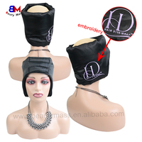 En gros, Bandeau de maintien pour perruque en satin doublé de coton, avec logo personnalisé brodé ou imprimé, pour le maintien des bords, pour femmes aux cheveux tressés ou bouclés