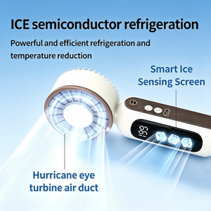 Mini ventilateur de refroidissement semi-conducteur portable, 199 vitesses réglables, rechargeable par USB, idéal pour les voyages et le camping, effet de refroidissement glacé professionnel - Product Image 5